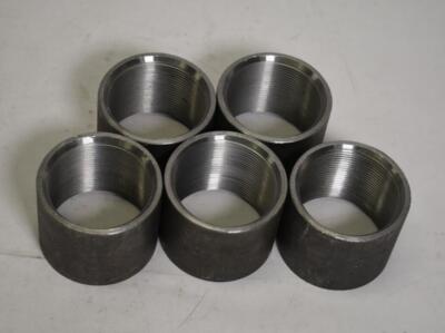 Female NPT Full Coupling 2-1/4'' Male to Male Pipe Connection ASTM A865 Lot of 5