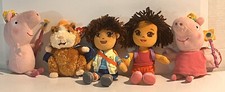 TY Beanie Babies Nickelodeon Bundle Dora Diego Linny Peppa Princess Peppa Lot