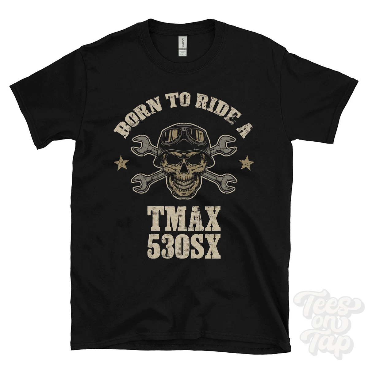 T-shirt Yamaha Tmax Vintage - Taille S - Homme - Coton Bleu - Neuf Avec étiquettes