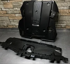 2008-13 G37 SEDAN Engine Radiator Battery Brake Cover Hydro Dipped Carbon Fiber