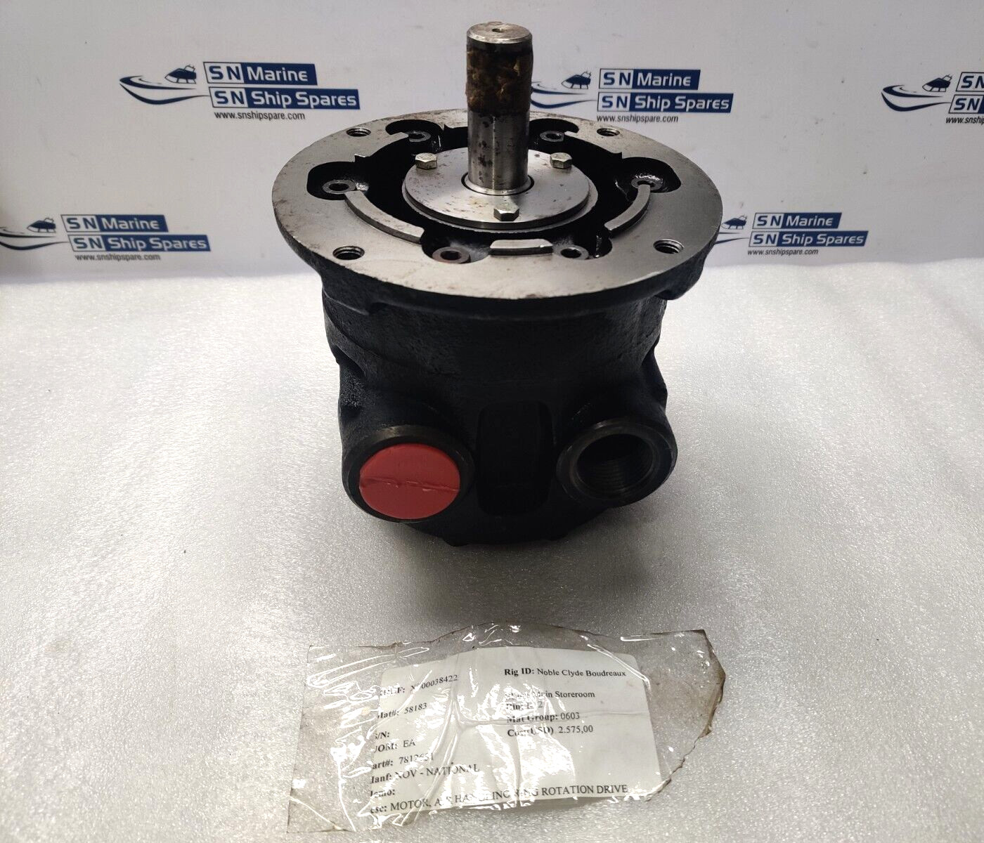 Globe Motor VA8C Ring Rotation Air Handling Motor NOV 7812651