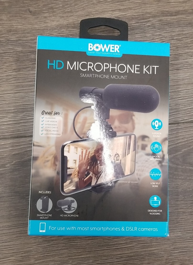 Bower WAHDMIC HD Microphone Kit Smartphone Mount for sale online eBay