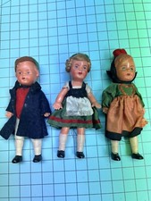 VINTAGE EDI PUPPEN CELLULOID GERMAN DOLLS WEST GERMANY DUTCH Lot of 3