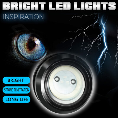 4x Universal Blue LED Grille Lights Raptor Style for Truck SUV SVT