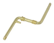 165MM LONG ONE-PIECE F&R ORIGINAL LOWRIDER STEEL GENUINE CRANK 6.5" IN GOLD