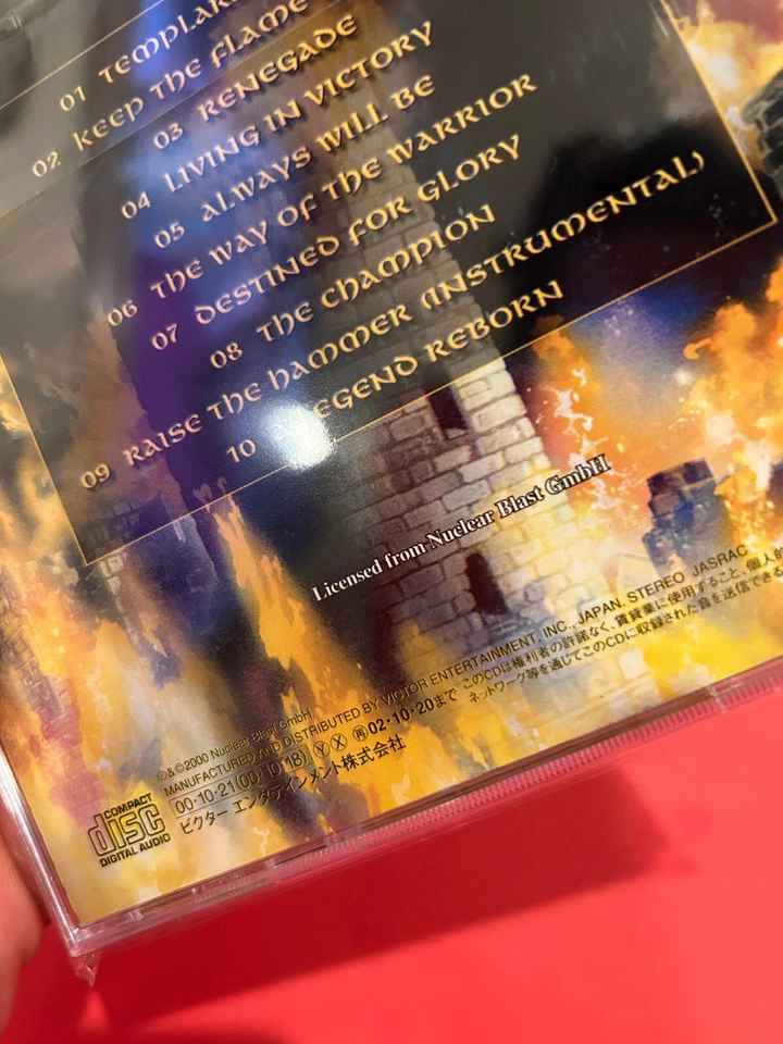 HammerFall / Renegade JAPAN edition release VICP-61183 1ST PRESS rare oop Foto 3 de 3