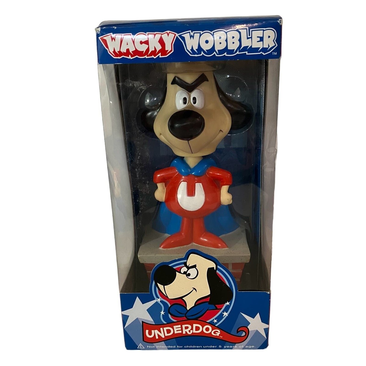 Underdog Wacky Wobbler, 8” Bobble Head Doll Toy, Funko | eBay