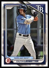 2024 Bowman Colton Ledbetter #BP-124 Tampa Bay Rays