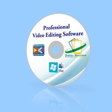 Professional Video Editing Software disc for Windows & Mac