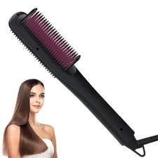 4 In1 Electric Hair Straightener Comb Long Lasting Styling Straightener