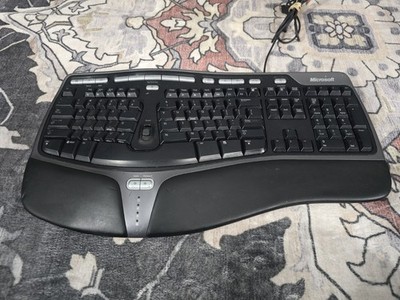 Microsoft Natural Ergonomic Wired Keyboard 4000 v1.0 KU-0462 Home Office