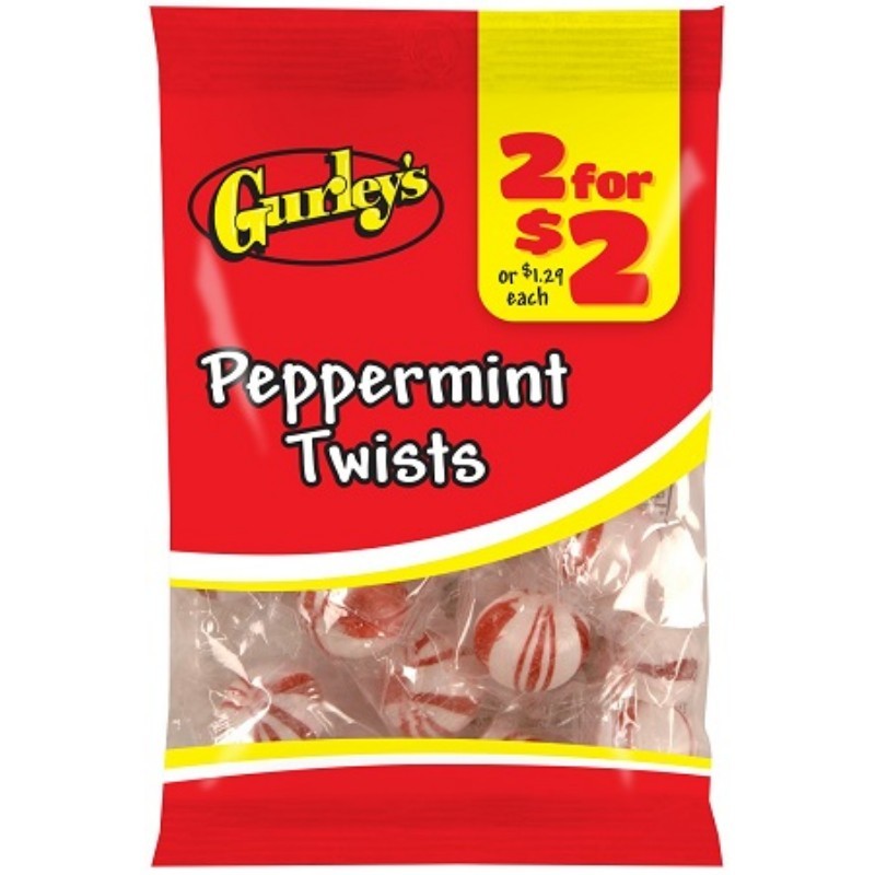 12 Gurleys Peppermint Twist Hard Candy 175 5390₽