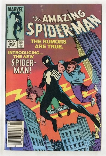 Amazing Spider-Man #252 NM- 9.2 white pages  1st app. Black Costume  Marvel 1984