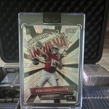 Wild Card 2025 Comix Undefeated Indiana Fernando Mendoza #ACBL-FM03 Serial /4