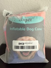 Supet Inflatable Dog prevent pets from licking injured area or surgical site