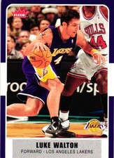 2007-08 Fleer #157 Luke Walton BK4