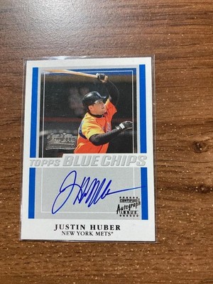2003 Topps Team Topps Blue Chips Autograph  Justin Huber #TT-JH