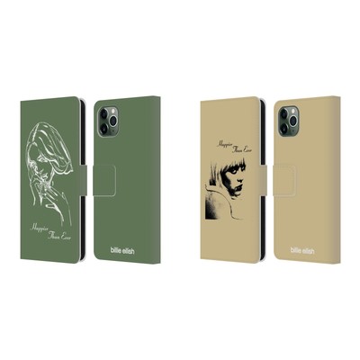 BILLIE EILISH HAPPIER THAN EVER BRIEFTASCHE HÜLLE HUELLE FÜR APPLE iPHONE HANDYS