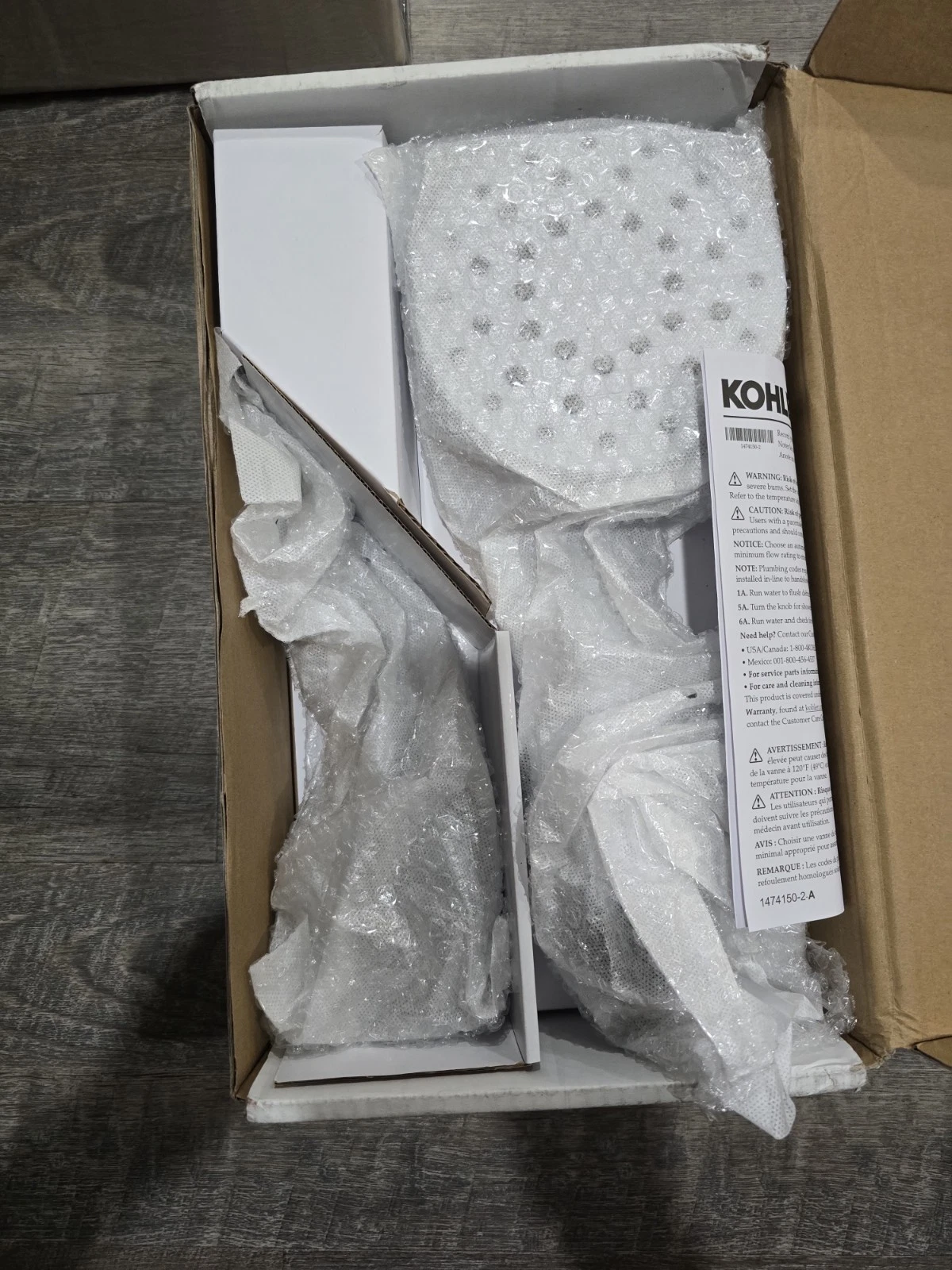 🔥Kohler Prone Adjustable 3-in-1 Multifunction Shower Head PowerSweep Chrome