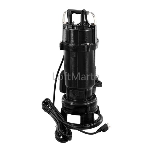 220V 1PS 4200 GPH 2''NPT Abwasserschleifer Pumpe für Keller Sumpf Becken Abwasser Brunnen - Bild 13 von 17