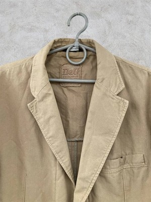Dolce gabbana D&G jacket mens cotton beige vintage Tailored Jacket
