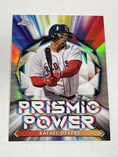 2021 Topps Chrome Baseball Prismic Power - Rafael Devers - Boston Red Sox