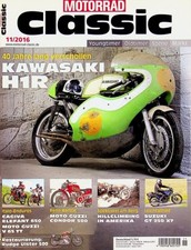 2) Motorrad Classic 11/2016 - Moto Guzzi Condor mit 2 - Kawasaki H1R in einer s
