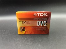TDK DVC Mini Digital Video Cassette Superior Grade 60 Min Blank New Sealed