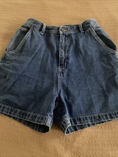 Vintage Bill Blass Mom High Rise Jean Blue Denim Shorts Women's Size 8 Used