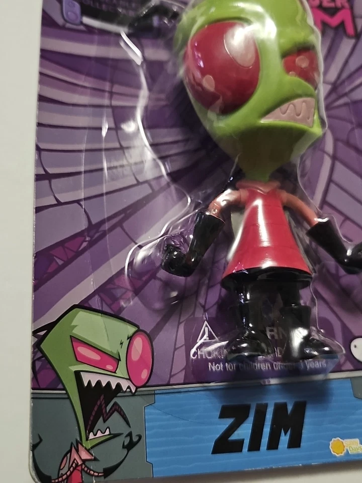Bend ems INVADER ZIM Zim Collectable Bendable Figure BRAND NEW SEALED MINT 2019 - Image 2 of 4