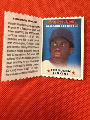 2006 Cracker Jack Ballpark Legends II Ferguson Jenkins Cubs