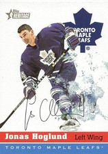 JONAS HOGLUND 2000-01 TOPPS HERITAGE HOCKEY #201