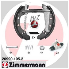 Bremsbackensatz hinten für VW FOX 5Z1 Golf 2 19E 3 1H1 1E7 1H5 4 Jetta | 686246