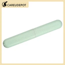 1Pcs Traveling Toothbrush Box Holders Case PP Green 8.07''x1.22''x0.83''