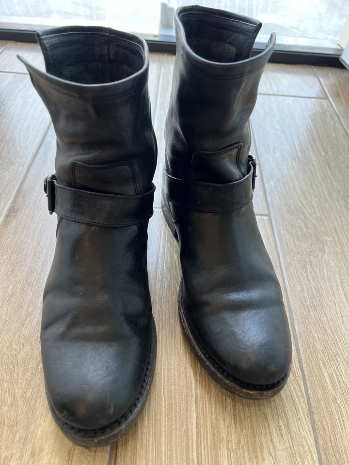 Botas de moto Frye para mujer talla 7,5 negras Foto 2 de 4