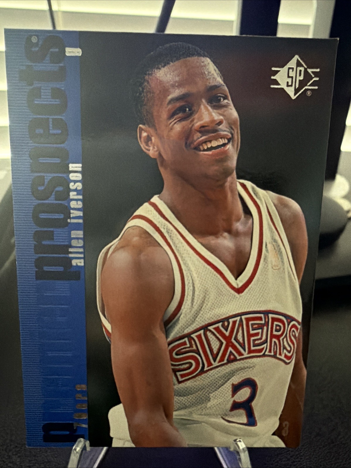 1996-97 SP #141 Allen Iverson Philadelphia 76ers Rookie