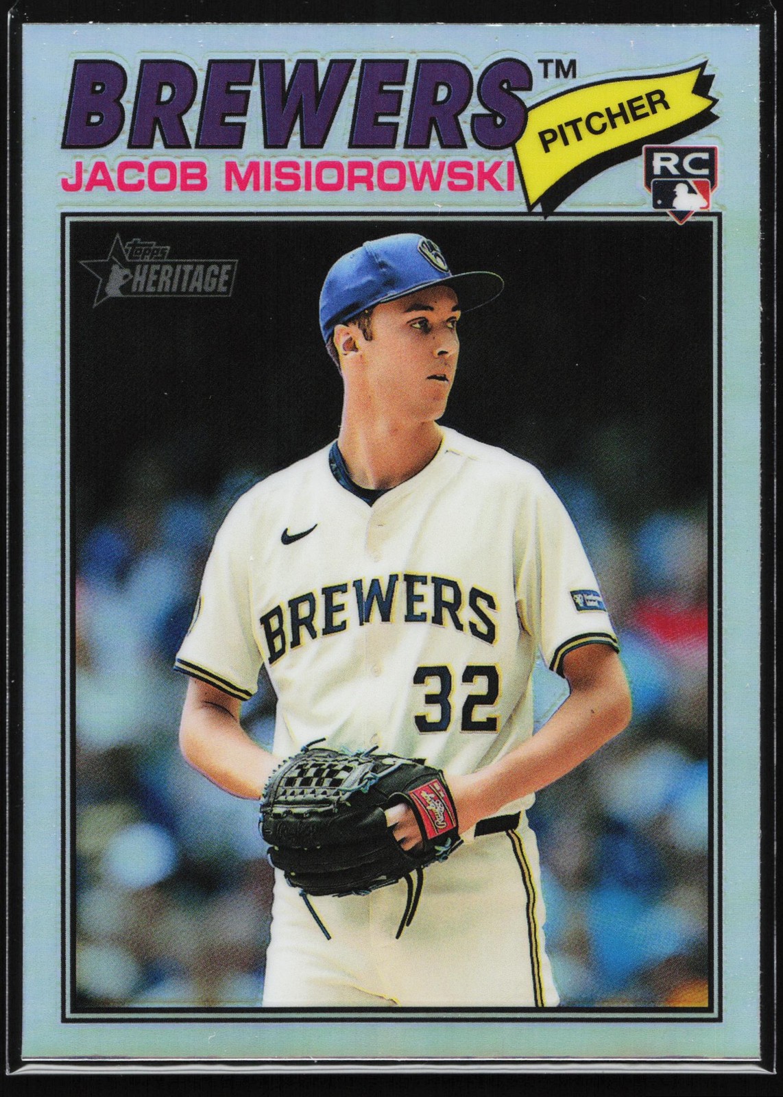 2026 Topps Heritage #144 Jacob Misiorowski Chrome Refractors