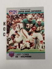 1990 NFL Pro Set #40 Larry Csonka Miami Dolphins