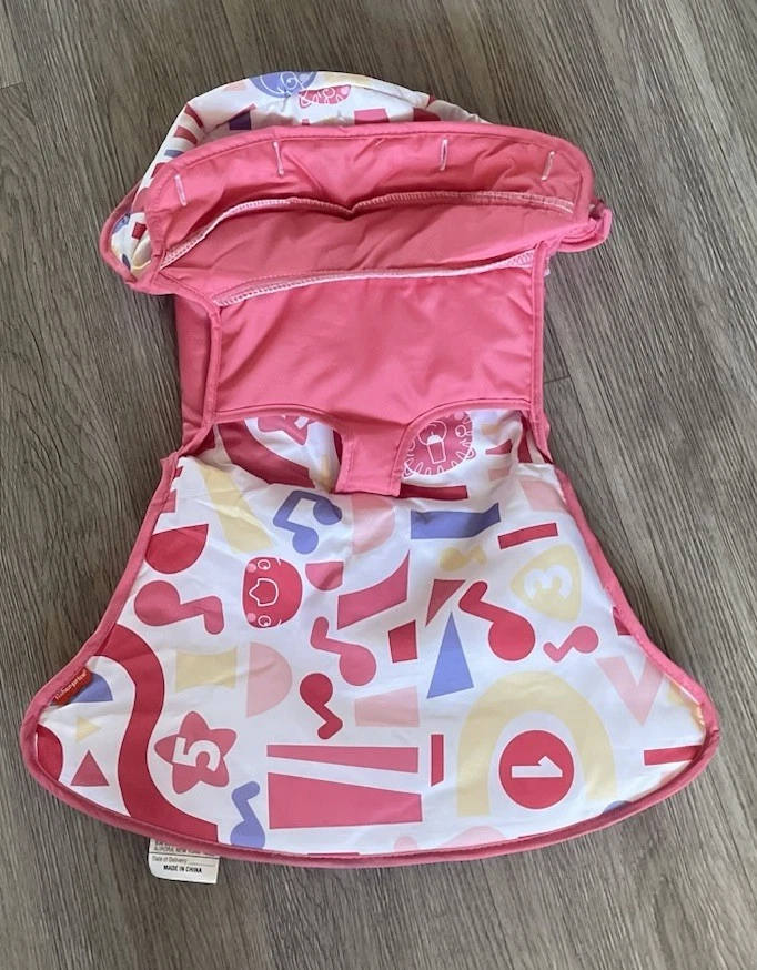 Fisher-Price Sit-Me-Up Floor Seat Pink  Replacement Fabric Seat Cover - Image 2 of 4