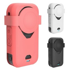 Soft Silicone Shockproof Protective Case Cover with Lens Cap for Insta360 X6