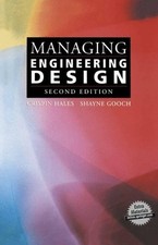 Managing Engineering Design By Crispin Hales Shayne Gooch - Hardcover New Managing Engineering Design By Crispin Hales Shayne Gooch - Hardcover New