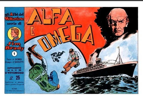 Gli Albi del Vittorioso serie Jim Brady 01-15 Compl. (1948-1950) Cbr Digi (L.De)