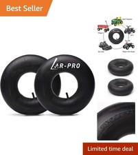 2-Pack 15x6.00-6" Heavy-Duty Inner Tubes with TR-13 Valve for Yard Vehicles