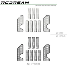 Air Intake Grilles Radiator Grid Decorative Sheets for Croboll RC JK07 MK07