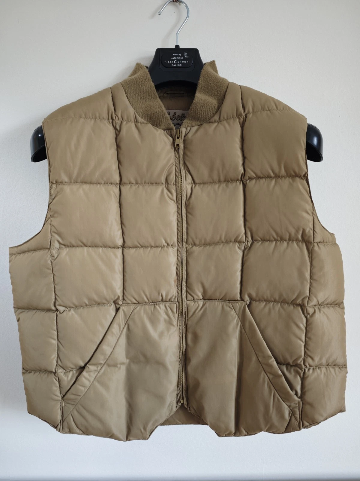 Cabela's Vintage Down Insulated Vest Gilet Puffer Padded Winter Skyliner 80s 90s