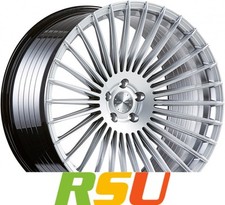 4x Corspeed Atmos silver 9.5x21" ET35 LK5 112 ML 73.1 Alufelgen 21 Zoll