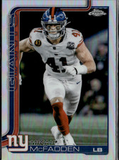 2025 Topps Chrome Micah McFadden Refractor