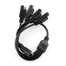 4-way Battery Tender Charger Cable Sae Splitter Quick Connector Cord 2 Pin 12v