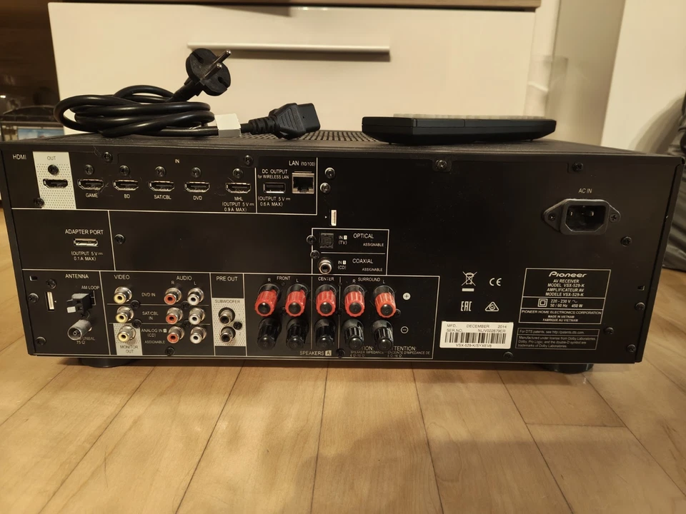 Pioneer VSX-529 5.2 Kanal-Netzwerk-Receiver - Schwarz - Bild 4 von 4