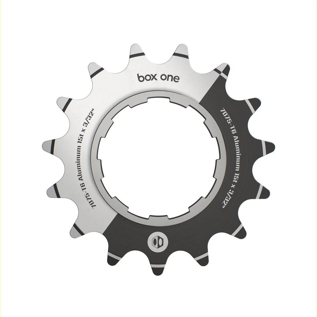 BOX ONE ALUMINUM BMX SINGLE SPEED COG 1/2" x 3/32" x 15T BLA